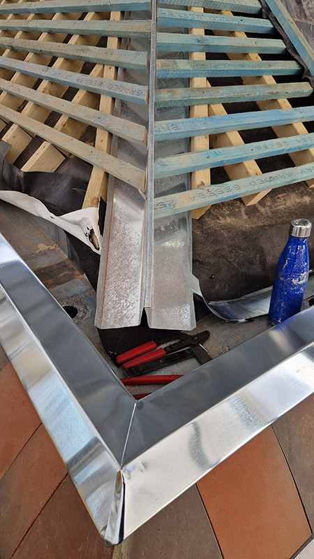 Zincwork at Wade House