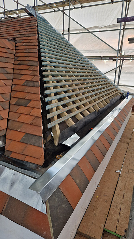 Zincwork at Wade House